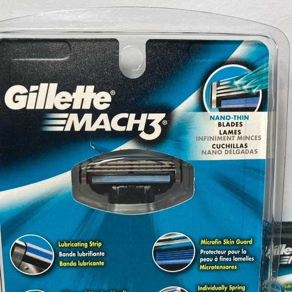 Gillette Mach 3 Men's Razor + Refill Pack - Picture 8 of 13
